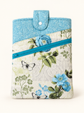 Life is Blue-tiful Floral Book Sleeve on a cream studio background
