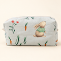 Bunnies & Carrots handmade makeup bag
